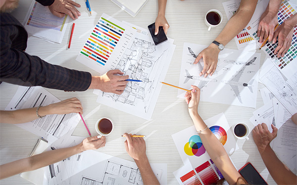 自由なレイアウトでサイトの形を崩しません